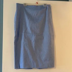 Express light blue pencil skirt